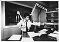 Image of Tony Ventrella at KING 5 radio studio, Seattle,  May 1986