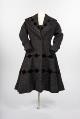 Image of Gray wool coat with wide skirt, ca. 1950s