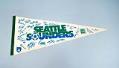 Image of Seattle Sounders signature pennant, ca. 1974-1983