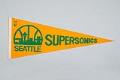Image of Seattle SuperSonics signature pennant, ca. 2000