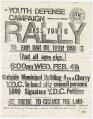 Image of Handbill for youth rally in protest of teen dance regulations, Seattle, February 4, 1987