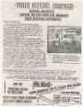 Image of Handbill promoting the Youth Defense Campaign, Seattle, 1987