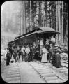 Image of Opening of Seattle, Lake Shore & Eastern Railway, Seattle, circa 1887