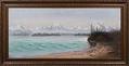 Image of Painting of Olympic Mountains from West Seattle above Lincoln Park by Jessie M. Elliott, 1893