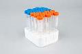 Image of Tray of beakers used in the labs at Immunex, ca. 1999