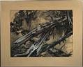 Image of Painting of downed trees and northwest landscape by Kenneth Callahan, 1930s-1940s