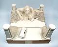 Image of Original artists' model for Fremont Troll sculpture made in June 1990