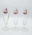 Image of Beer glasses from the Ben Paris Restaurant and Club, ca. 1940s