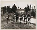 Image of Park Ranger Charles Browne and climbing party, Mount Rainer National Park, 1930