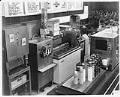 Image of Sweden Freezer Manufacturing Company ice cream and shake machines in diner, circa 1970
