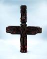 Image of Totem pole made by the Suquamish Tribe, ca. 1914