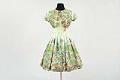 Image of Dress and bolero made out of World's Fair fabric, ca. 1962