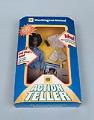 Image of Washington Mutual Bank action teller doll in original packaging with accessories, ca. 2000