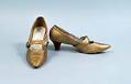 Image of Gold shoes from Barclay Girls costume, 1960s