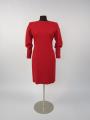 Image of Red dress designed by Hanae Mori, ca. 1980s