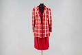 Image of Red and white ensemble, ca. 1960s-1980s