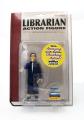 Image of Librarian action figure inspired by Seattle librarian, Nancy Pearl, from the Seattle retail store Archie McPhee's, 2003