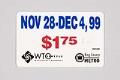Image of King County Metro bus pass given to all volunteers and workers at the Seattle World Trade Organization (WTO) conference, Nov. 28 - Dec. 3, 1999