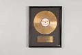 Image of Hall of Fame plaque presented posthumously to Jimi Hendrix from the Northwest Area Music Association, 1988