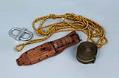 Image of Bowie knife and holster used by Jim Wickwire, ca. 1967-1970s