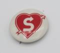 Image of Northwest AIDS Foundation pin to promote and encourage safe sex, ca. 1990