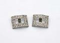 Image of Pair of rhinestone shoe clips, 1910s