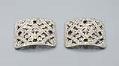 Image of Pair of rhinestone shoe clips, 1910s
