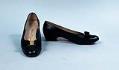 Image of Navy Ferragamo shoes, early 1990s