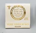 Image of Matchbook from Maison Blanc restaurant in Seattle, ca. 1950