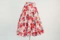 Image of Pink and red circle skirt, ca. 1950s