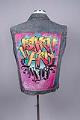 Image of Barnyard Cannibals denim vest handpainted by Milestone, 2010
