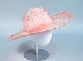 Image of Pink wide-brimmed straw hat, 1965