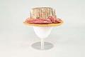 Image of Pink and gold hat, made by Cheri A. Ellis, ca. 2000