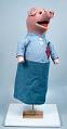 Image of Pig puppet from the Seattle children's television show, Boomerang, ca. 1975-1980