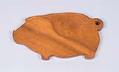 Image of Wooden cutting board given to Seattle chef Kathy Casey from Dale Chihuly in August 1990