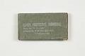 Image of Pack containing treated plastic cover for protection against chemical gas attack, 1945