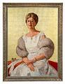 Image of Portrait of Cecilia Shultz by artist Ted Rand, 1965