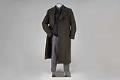 Image of Georgio Armani trenchcoat, sweater, shirt, and trousers from Butch Blum
