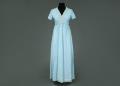 Image of Long light blue dress, ca. 1960s-1970s