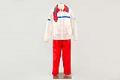 Image of Red Goodwill Games track pants, 1990