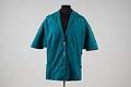 Image of Teal suede-like jacket from Marjone, 1970s