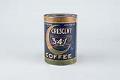 Image of Cylindrical tin for 3-4-1 Coffee from Crescent Manufacturing Company, ca. 1910