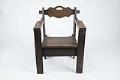 Image of Chair from the house of the Hoo-Hoo lumberman fraternal organization, 1909
