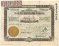Image of Stock certificate for Mark Ten Suie Trading Company, October 1899