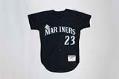 Image of Mariners jersey worn by Bill Nye, 1990s