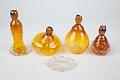 Image of Five (5) glass items made by Bill Nye and Dale Chihuly, 1990s