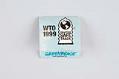 Image of Single packaged condom handed out by Greenpeace during WTO protests, 1999