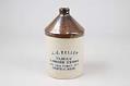 Image of Earthenware jug from J. J. Kelley Family Liquor Store, ca. 1910