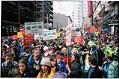 Image of Environmental march at WTO protests, Seattle, November 29, 1999