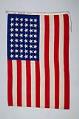 Image of Joe Rantz's German-made USA flag from the Berlin Olympics, 1936